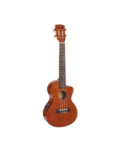 Mahalo Ukuleles MJ3VTVNA Java Series Tenor Ukulele, Electric/Acoustic, MVT2 On-Board Preamp with Tuner, Vintage Natural