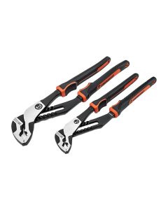 Crescent 2 Piece Z2™ K9™ V-Jaw Dual Material Tongue and Groove Plier Set with Grip Zone™ Handles