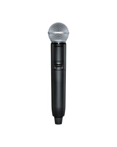 Shure GLXD2+ Dual-Band Wireless Handheld Transmitter with SM58 Microphone For GLX-D+, Z3: 2.4, 5.8 GHz