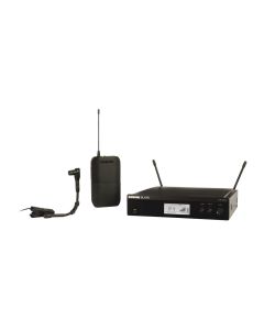 Shure BLX14R/B98 Rackmount Wireless Instrument System with WB98H/C Clip-On Mic