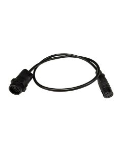 Lowrance 7 Pin Transducer to HOOK²/Reveal & Cruise Adapter, Black, 000-14068-001