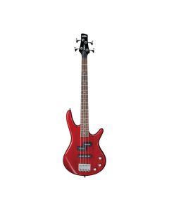 Ibanez miKro Short-Scale 4-String Bass, Poplar Body & Bolt-On Maple Neck, Transparent Red, GSRM20