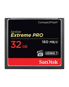 SanDisk Extreme PRO CompactFlash Memory Card, 160MB/s Read, 150MB/s Write, VPG-65, RTV Coated