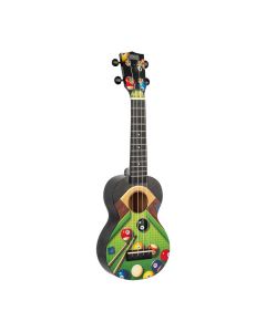 Mahalo Pool Motif Soprano Ukulele