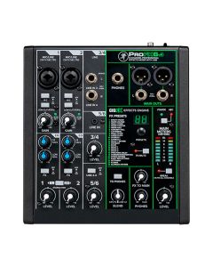Mackie ProFX6v3 6-Channel Sound Reinforcement Mixer with Built-In FX, 2 Mic/Line Inputs
