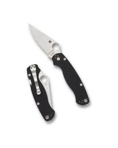 Spyderco Para Military® 2 Folding Knife, 3.45In CPM S45VN Steel Blade, Black G-10 Handle, Compression Lock