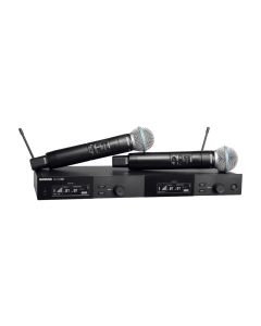 Shure SLXD24D/B58 Dual Wireless System – 2 Beta 58 Mics, 24-Bit Audio