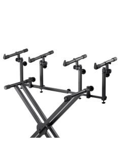 On-Stage Deluxe Customizable Keyboard Tier, Fits 1-Inch Square or 30mm Round Stands, KSA8500