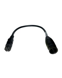 Raymarine Round Transducer Adapter Cable for Axiom Pro RVX 11-Pin to CP370 8-Pin, Black, A80496