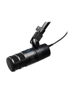 Audio-Technica AT2040USB Hypercardioid Dynamic USB Podcast Microphone for Podcasts, Content Creation