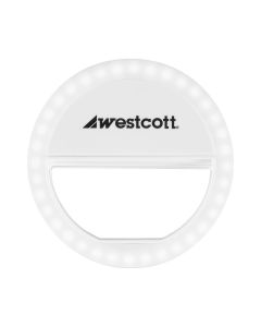 Westcott Universal Mini Ring Light for Mobile Phones/Devices, Ideal for Selfies, Low Light & More