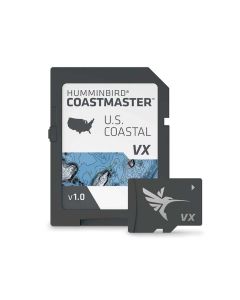 Humminbird CoastMaster U.S. Coastal V1 Digital GPS Charts - Micro SD Card with Adapter, 601015-1