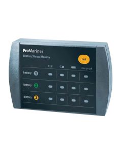 ProMariner 51060 Remote Bank Status Monitor, Universal Flush or Surface Mount Display, Black