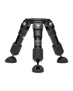 Benro 75mm Hi-Hat Aluminum Tripod, 165 lb Load, 3.1–11 Inch Height, 2.8 lb Weight, w/ Case & Spiked Feet