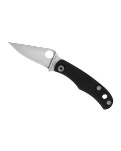 Spyderco Bug® G-10 Micro Pocket Folding Knife, PlainEdge™ Satin Blade, G-10 Handle, Black