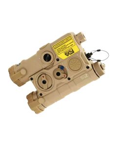 AGM WLAD 1T Class 1 IR/Green Laser Aiming Device, 300lm Light, IP68, Tan Housing, NVG Compatible