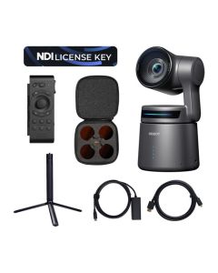 Obsbot Tail Air Powerup Kit, AI-Powered PTZ Streaming Camera with Smart Remote, NDI License, Tripod