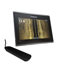 Simrad GO9 XSE Fishfinder/Chartplotter with Active Imaging 3-in-1 Transducer & C-MAP DISCOVER Chart