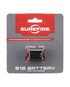 SureFire B12 3.7V Lithium Battery for XSC Series Micro-Compact Lights, 200mAh LiPo Battery