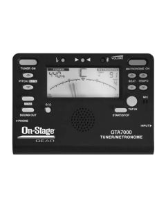 On-Stage Chromatic Tuner/Metronome/Tone Generator, Backlit LCD Display, C1 to C8 Range, GTA7000