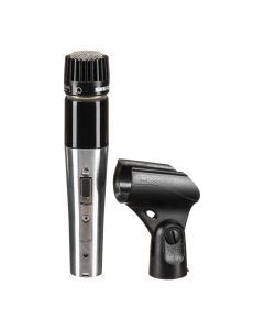 Shure 545SD-LC Classic Unidyne Instrument Microphone For Instrument and Vocal Pickup, Includes Mic Clip