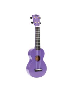 Mahalo Ukuleles MR1PP Rainbow Series Soprano Ukulele, Graph Tech NuBone XB Saddle, Mahogany Bridge, Purple
