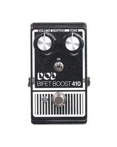 DigiTech DOD Bifet Boost 410 Preamp Pedal, 20 dB Gain, True Bypass and Buffer Toggle, Black