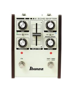 Ibanez ES3 Echo Shifter Pedal for Electric Guitar, Analog/Digital Delay, Tap Tempo, Modulation