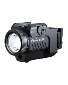 Fenix GL22 Tactical Weapon Light with Red Laser Sight, 750 Lumens, 180m Beam, Instant Strobe, Black