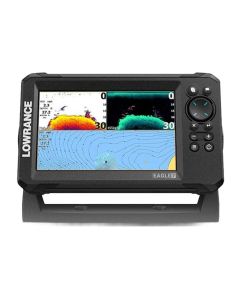 Lowrance Eagle 7 Fishfinder/Chartplotter with SplitShot™ HD Transducer and C-MAP DISCOVER™ OnBoard