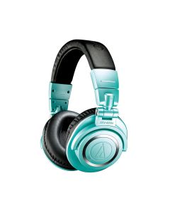 Audio-Technica ATH-M50XBT2 Bluetooth Wireless Over-Ear Headphones, Touch Control, Ice Blue