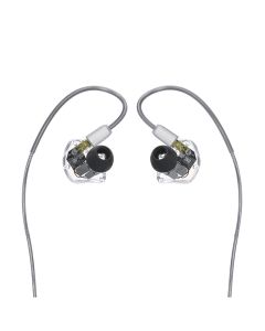 Mackie MP-360 Triple Balanced Armature Professional In-Ear Monitors, Low-Profile Design, Clear