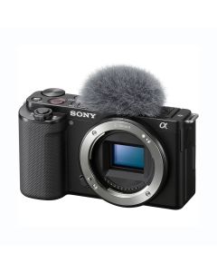 Sony Alpha ZV-E10 APS-C Interchangeable Lens Vlog Camera, Body Only, 24MP, 4K/30p, Black