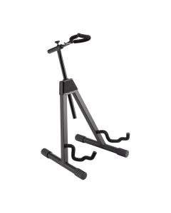 On-Stage Pro Flip-It A-Frame Guitar Stand for Electric/Acoustic Guitar, Rugged Construction, GS7465B