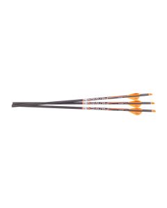 Ravin .003 Match-Grade Lighted Arrows, 2-Inch Offset Vanes, 100% Pure Carbon Construction, 3-Pack