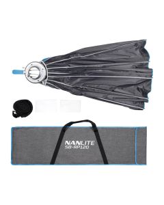 Nanlite Rapid 120 Parabolic Softbox 47-Inch, Fast Assembly via Quick-Open Mechanism
