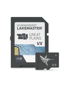 Humminbird LakeMaster Card - Great Plains V1 Maps, VX Technology, SmartStrike & Chart Presets
