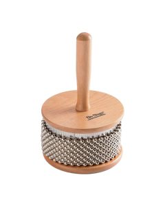On-Stage Standard Cabasa, 4.5 Inch Handle, Durable Wood and Steel Loops Construction, HPCS3500