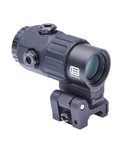 EOTech 5-Power Magnifier With Switch To Side Mount, 1x to 5x Magnification, Water Resistant, Black