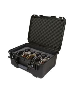 Nanuk 933 Waterproof 5 UP Pistol Case with Synergy PEF Foam and Lid Organizer, Black, 933S-070BK-0A0-21021