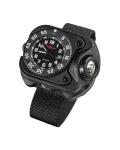 SureFire 2211 Signature Rechargeable Variable-Output LED WristLight + Watch, 300 Lumens, Black