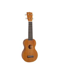 Mahalo Ukuleles MK1PWTBR Kahiko PLUS Series Soprano Ukulele, Graph Tech NuBone XB Saddle, Wide Neck, Transparent Brown
