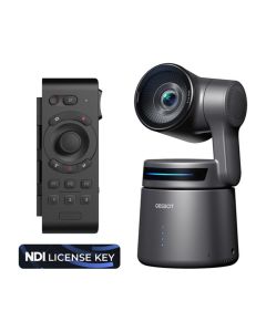 Obsbot Tail Air AI-Powered PTZ Streaming Camera, Smart Remote & NDI License Key Combo