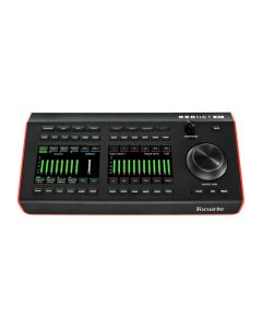 Focusrite RedNet R1 Desktop Remote Controller for Red Interfaces/Dante Devices, Dual LCD Screens