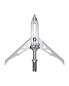 Ravin Steel Broadheads, 416 Steel, 2-Inch Cut, Internal Spring Clip, No Lock Ring or O-Ring, 3-Pack
