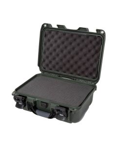 Nanuk 915 Hard Utility Case with Foam, Waterproof and Crushproof Design, Olive, 915S-010OL-0A0
