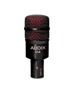 Audix AX D4 Professional Dynamic Instrument Microphone for Live Sound and Studio, VLM Capsule