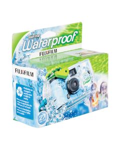 Fujifilm 27 Exposures QuickSnap 800 Waterproof Disposable Camera, 35mm Film, Waterproof to 35 ft.