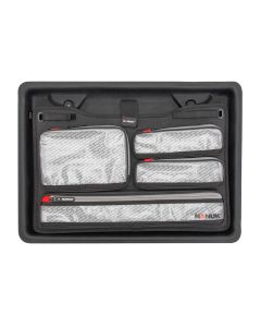 Nanuk Lid Organizer for 940 Case, Transparent Zippered Compartments with Mounting Kit, 50-94001-K