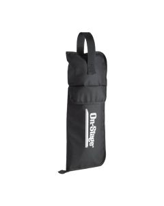 On-Stage Three-Pocket Drum Stick Bag, Holds 20 Sticks with External Accessory Pocket, Black, DSB6700